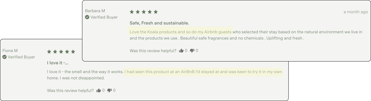 Review of Koala Eco's cleaning products